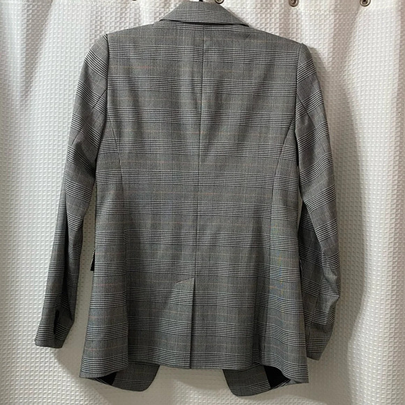 W&W ONCE LOFT Double Breasted Plaid Blazer - Picture 7 of 7